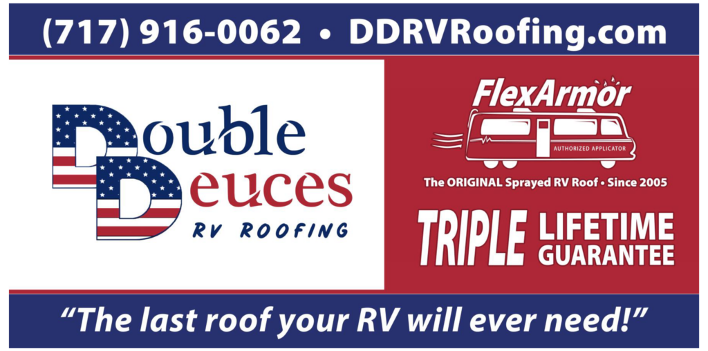 Double Deuces white ribbon sponsor