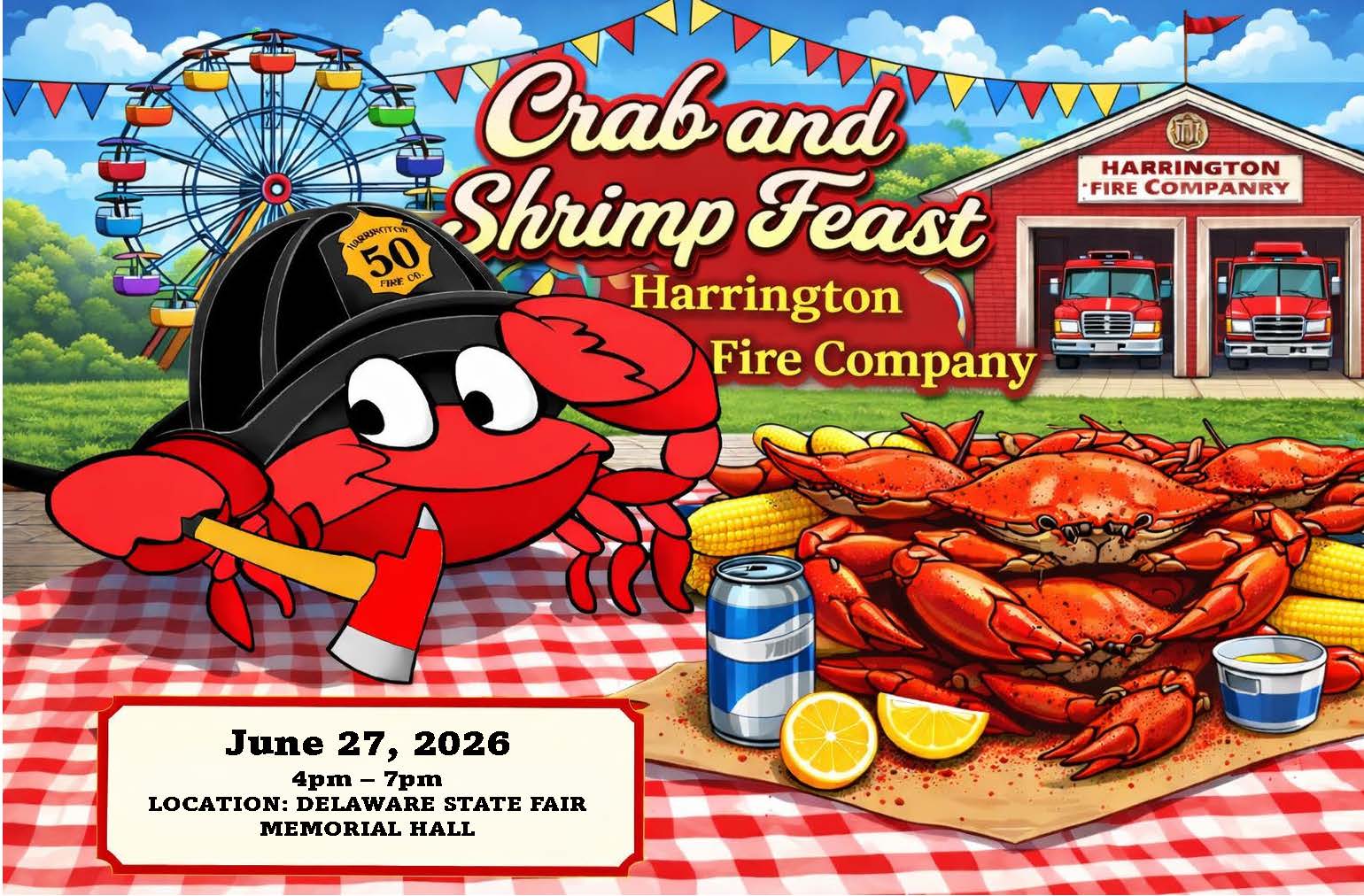Harrington Fire Company Crab Feast