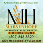 Marhsy Hope Lawncare white ribbon sponsor